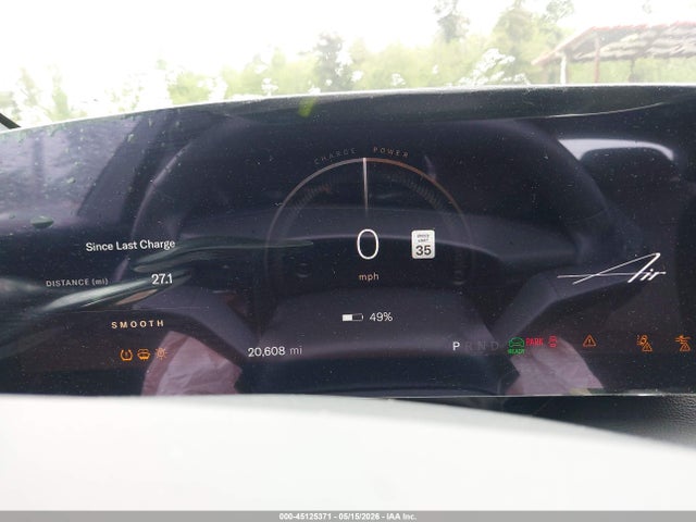Auction sale of the 2024 Lucid Air Pure, vin: 50EA1PGA3RA005866, lot number: 45125371