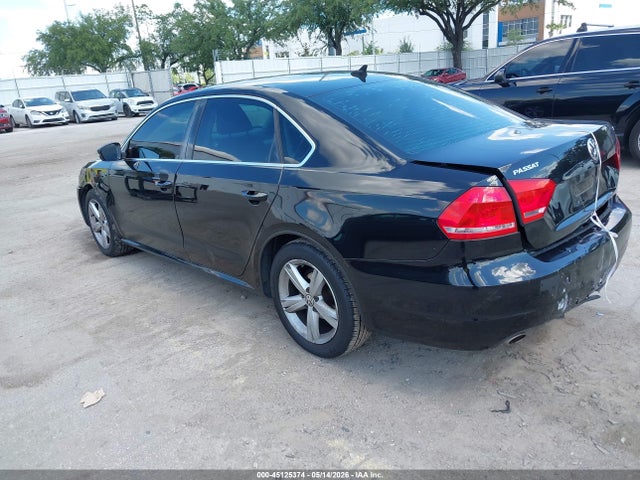 45125374 :رقم المزاد ، 1VWBH7A36DC081395 vin ، 2013 Volkswagen Passat 2.5l Se مزاد بيع