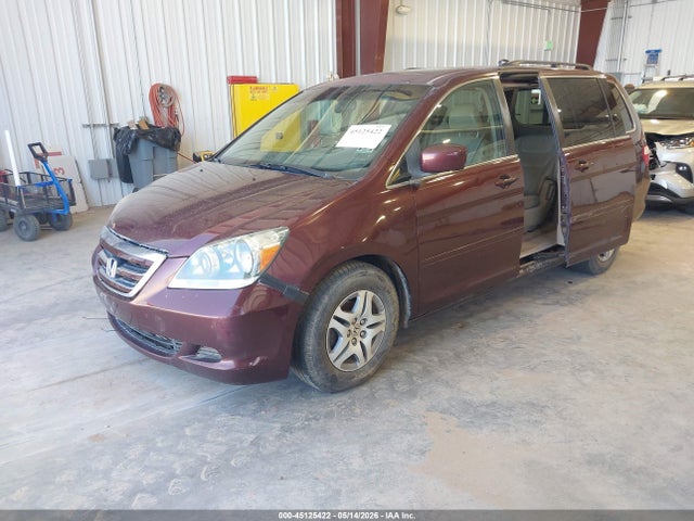 45125422 :رقم المزاد ، 5FNRL38777B140463 vin ، 2007 Honda Odyssey Ex-l مزاد بيع