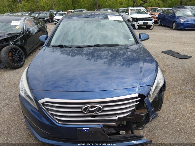 2015 Hyundai Sonata Se მანქანა იყიდება აუქციონზე, vin: 5NPE24AF3FH240875, აუქციონის ნომერი: 45125478