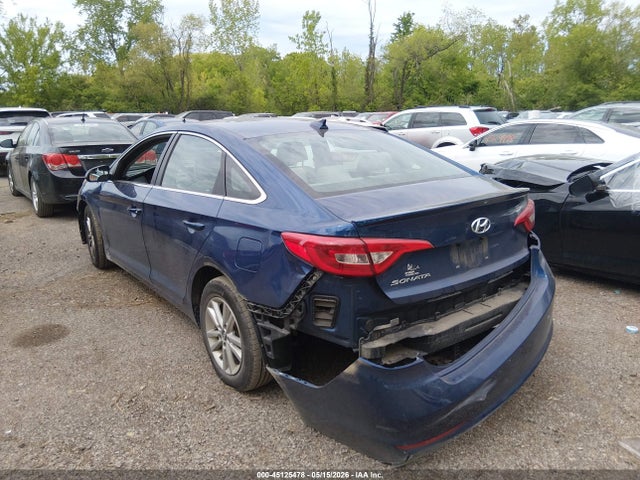 2015 Hyundai Sonata Se მანქანა იყიდება აუქციონზე, vin: 5NPE24AF3FH240875, აუქციონის ნომერი: 45125478