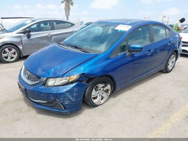 Продаж на аукціоні авто 2014 Honda Civic Lx, vin: 19XFB2F59EE237555, номер лоту: 45125498