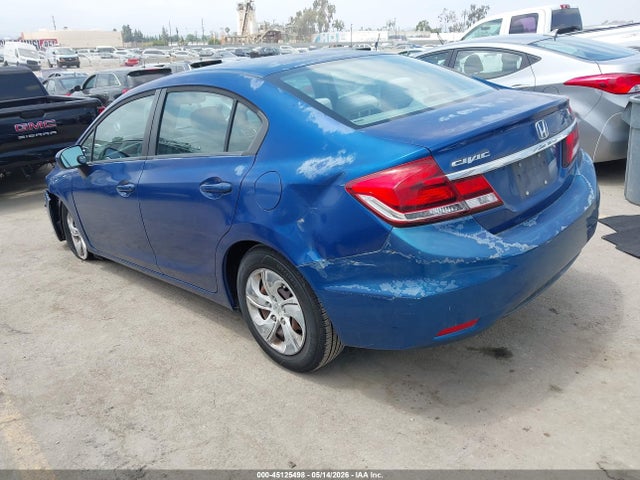 Продаж на аукціоні авто 2014 Honda Civic Lx, vin: 19XFB2F59EE237555, номер лоту: 45125498