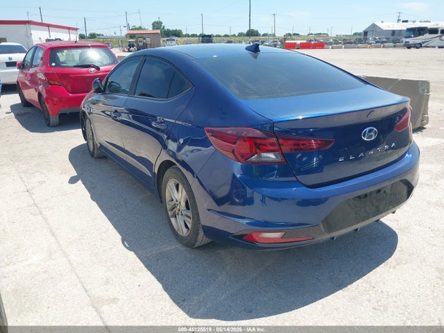 Aukcja sprzedaży 2019 Hyundai Elantra Sel, vin: 5NPD84LF4KH410677, numer aukcji: 45125519