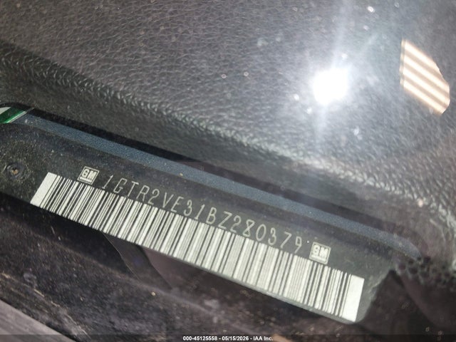 45125558 :رقم المزاد ، 1GTR2VE31BZ280379 vin ، 2011 Gmc Sierra 1500 Sle مزاد بيع
