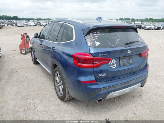 2020 Bmw X3 Sdrive30i მანქანა იყიდება აუქციონზე, vin: 5UXTY3C07L9B31639, აუქციონის ნომერი: 45125565