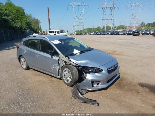 Aukcja sprzedaży 2018 Subaru Impreza 2.0i Premium, vin: 4S3GTAB68J3724225, numer aukcji: 45125696