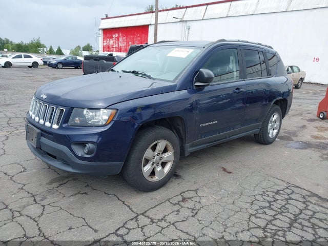 2015 Jeep Compass Sport მანქანა იყიდება აუქციონზე, vin: 1C4NJCBAXFD284832, აუქციონის ნომერი: 45125778