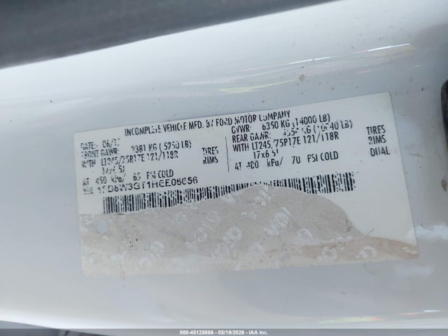 Ford F-350 Chassis Xl 2017 1FD8W3GT1HEE06656 Image 9