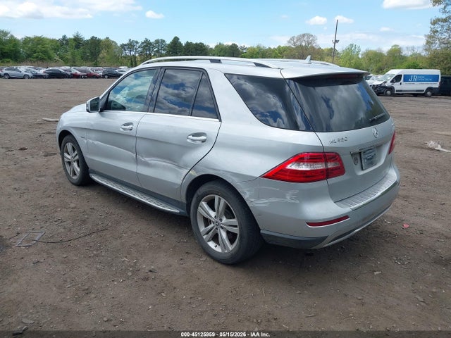 45125959 :رقم المزاد ، 4JGDA5HB6CA030373 vin ، 2012 Mercedes-benz Ml 350 4matic مزاد بيع