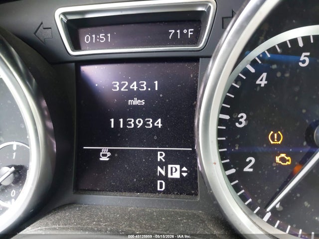 45125959 :رقم المزاد ، 4JGDA5HB6CA030373 vin ، 2012 Mercedes-benz Ml 350 4matic مزاد بيع