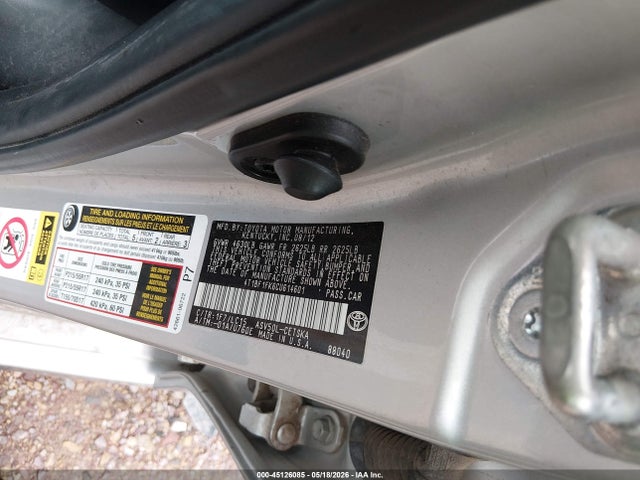 45126085 :رقم المزاد ، 4T1BF1FK6CU614601 vin ، 2012 Toyota Camry Se مزاد بيع