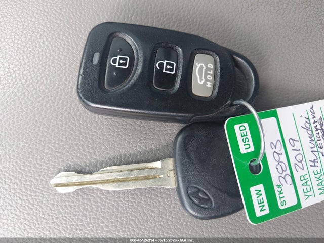 Продаж на аукціоні авто 2019 Hyundai Elantra Sel, vin: KMHD84LF3KU745205, номер лоту: 45126214