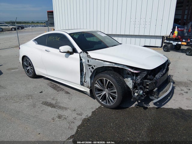 2018 Infiniti Q60 3.0t Luxe მანქანა იყიდება აუქციონზე, vin: JN1EV7EL1JM390865, აუქციონის ნომერი: 45126368