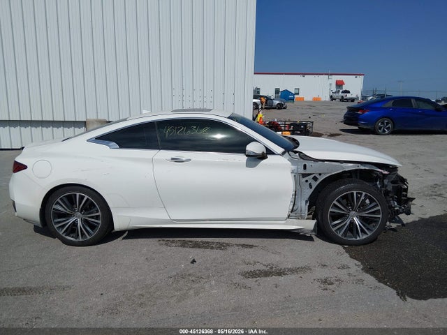2018 Infiniti Q60 3.0t Luxe მანქანა იყიდება აუქციონზე, vin: JN1EV7EL1JM390865, აუქციონის ნომერი: 45126368