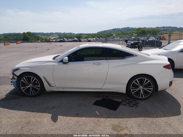 2018 Infiniti Q60 3.0t Luxe მანქანა იყიდება აუქციონზე, vin: JN1EV7EL1JM390865, აუქციონის ნომერი: 45126368