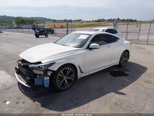 2018 Infiniti Q60 3.0t Luxe მანქანა იყიდება აუქციონზე, vin: JN1EV7EL1JM390865, აუქციონის ნომერი: 45126368