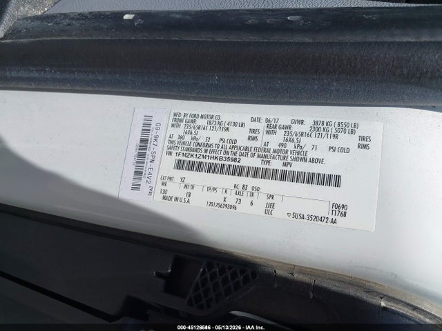 1FMZK1ZM1HKB35982 Ford Transit-150 Xl