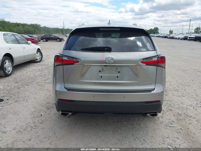 2017 Lexus Nx 200t მანქანა იყიდება აუქციონზე, vin: JTJBARBZ4H2108592, აუქციონის ნომერი: 45126806
