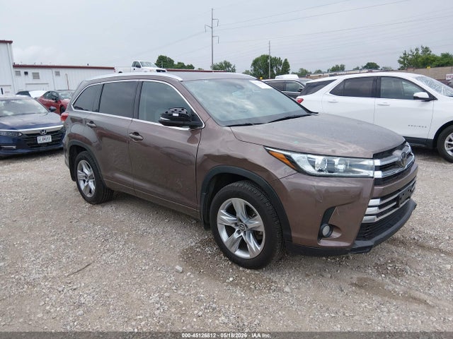 Aukcja sprzedaży 2017 Toyota Highlander Limited, vin: 5TDDZRFH3HS372675, numer aukcji: 45126812