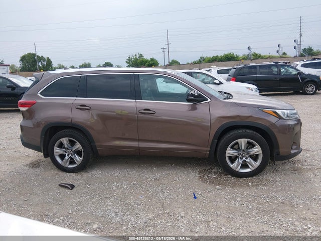 Aukcja sprzedaży 2017 Toyota Highlander Limited, vin: 5TDDZRFH3HS372675, numer aukcji: 45126812