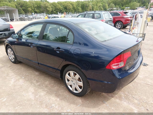 2008 Honda Civic Lx მანქანა იყიდება აუქციონზე, vin: 1HGFA16518L112785, აუქციონის ნომერი: 45126822