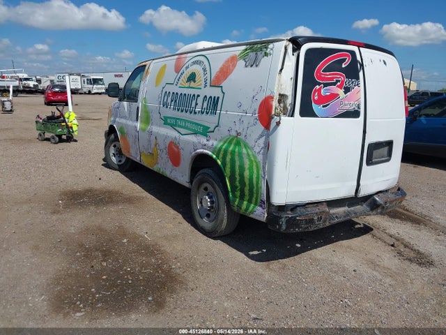 2011 Chevrolet Express 2500 Work Van მანქანა იყიდება აუქციონზე, vin: 1GCWGFFA2B1127371, აუქციონის ნომერი: 45126840