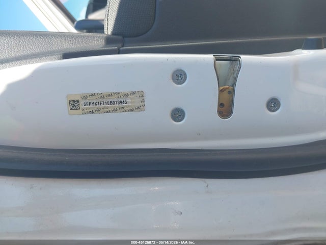 Aukcja sprzedaży 2014 Honda Ridgeline Sport, vin: 5FPYK1F71EB013945, numer aukcji: 45126872