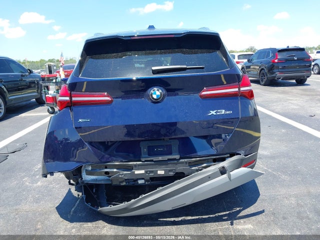 2026 Bmw X3 30 Xdrive მანქანა იყიდება აუქციონზე, vin: 5UX53GP01T9159443, აუქციონის ნომერი: 45126893