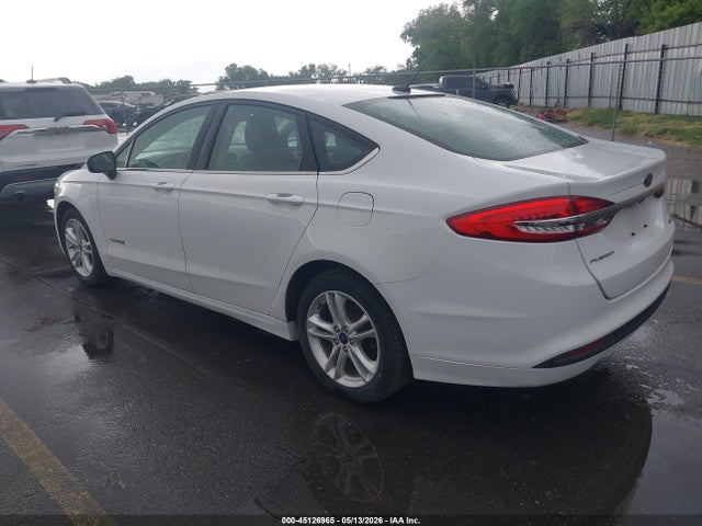 Продажа на аукционе авто 2018 Ford Fusion Hybrid S, vin: 3FA6P0UU8JR278896, номер лота: 45126965