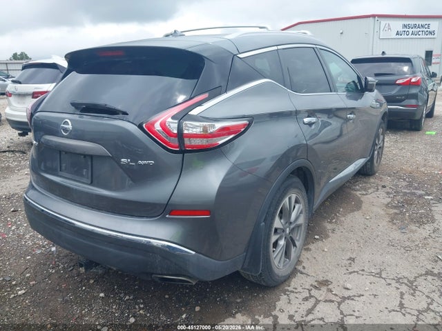 Aukcja sprzedaży 2015 Nissan Murano Sl, vin: 5N1AZ2MH0FN237097, numer aukcji: 45127000