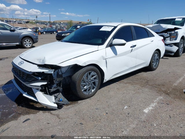 KMHLM4DJ2SU137864 Hyundai Elantra Hybrid Blue