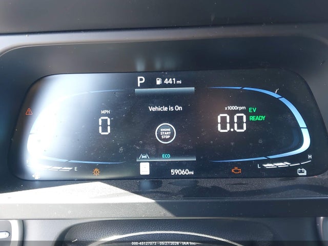 KMHLM4DJ2SU137864 Hyundai Elantra Hybrid Blue