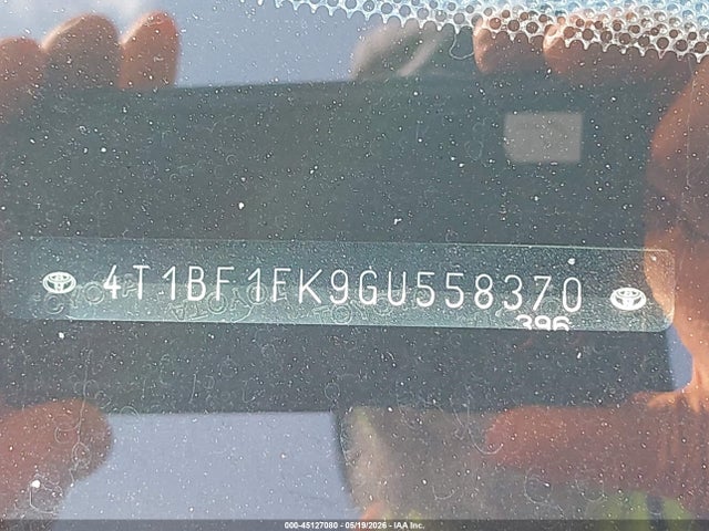 Toyota CAMRY SE 2016 4T1BF1FK9GU558370 Image 9