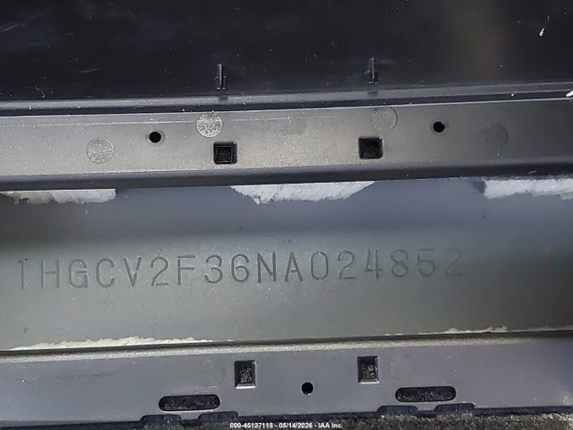45127118 :رقم المزاد ، 1HGCV2F36NA024852 vin ، 2022 Honda Accord Sport 2.0t مزاد بيع
