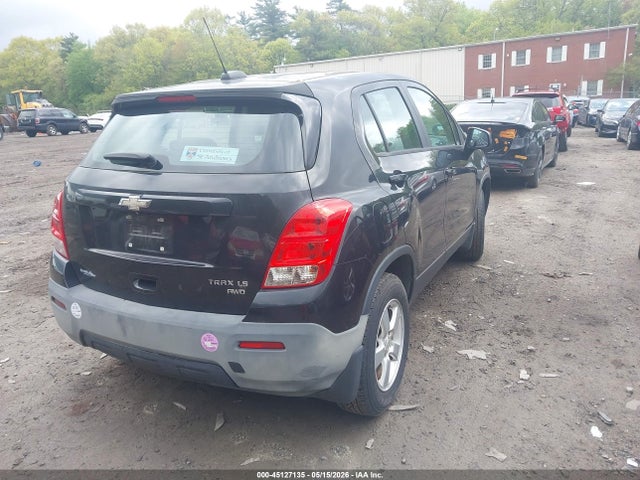 Aukcja sprzedaży 2015 Chevrolet Trax 1ls, vin: KL7CJPSB0FB114592, numer aukcji: 45127135