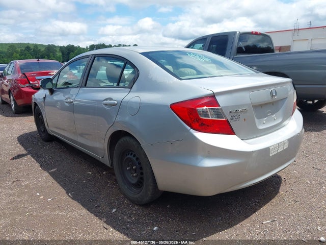 Продажа на аукционе авто 2012 Honda Civic Lx, vin: 19XFB2F56CE090138, номер лота: 45127136