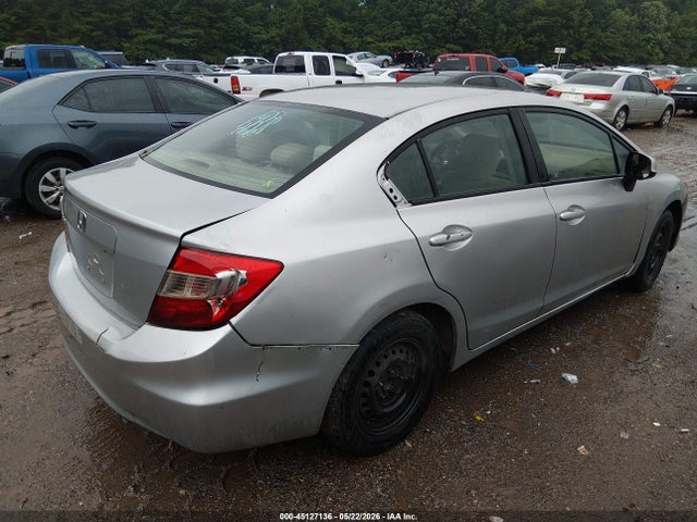 Продажа на аукционе авто 2012 Honda Civic Lx, vin: 19XFB2F56CE090138, номер лота: 45127136