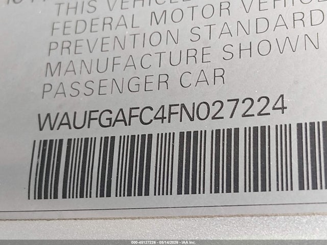Audi A6 3.0t Premium Plus 2015 WAUFGAFC4FN027224 Image 9