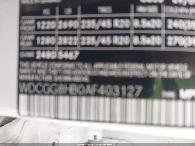 Продаж на аукціоні авто 2010 Mercedes-benz Glk 350 4matic, vin: WDCGG8HB0AF403127, номер лоту: 45127239