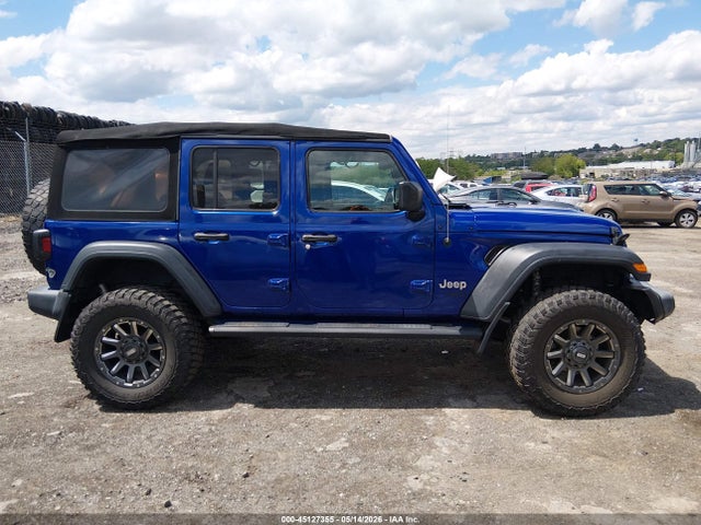 Продажа на аукционе авто 2018 Jeep Wrangler Unlimited Sport S 4x4, vin: 1C4HJXDG4JW284831, номер лота: 45127355