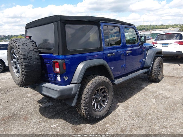Продажа на аукционе авто 2018 Jeep Wrangler Unlimited Sport S 4x4, vin: 1C4HJXDG4JW284831, номер лота: 45127355