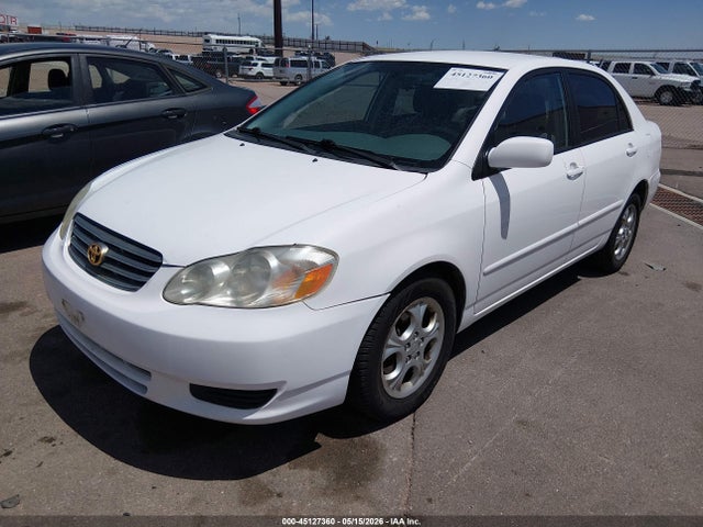 2004 Toyota Corolla Le მანქანა იყიდება აუქციონზე, vin: 1NXBR32E64Z238003, აუქციონის ნომერი: 45127360