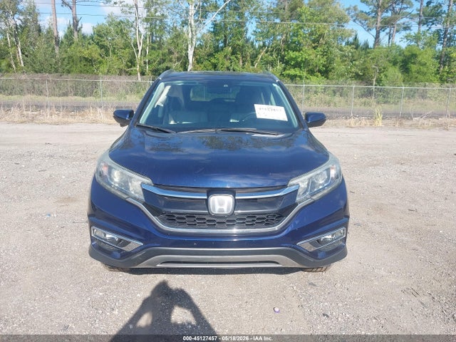 2015 Honda Cr-v Touring მანქანა იყიდება აუქციონზე, vin: 5J6RM3H90FL021285, აუქციონის ნომერი: 45127457