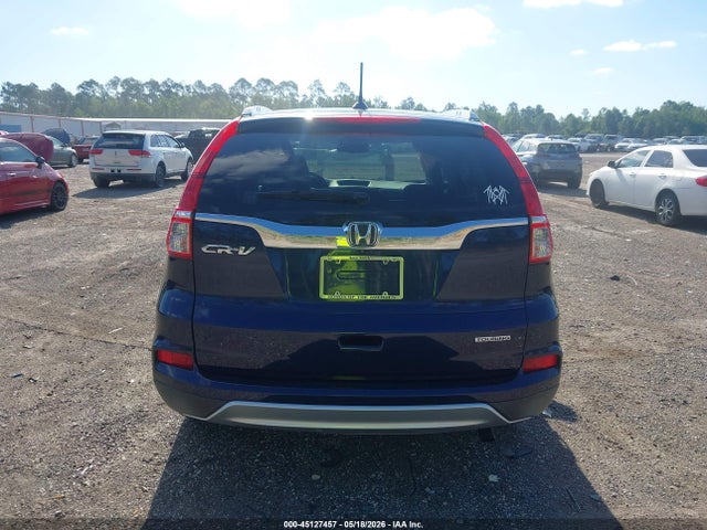 2015 Honda Cr-v Touring მანქანა იყიდება აუქციონზე, vin: 5J6RM3H90FL021285, აუქციონის ნომერი: 45127457