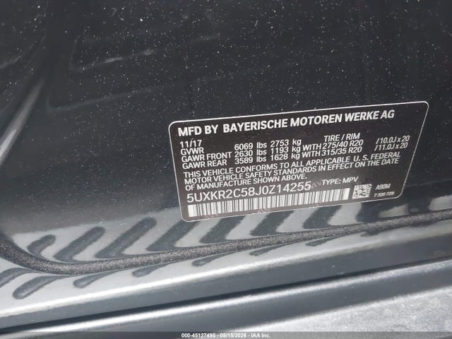 5UXKR2C58J0Z14255 BMW X5 Sdrive35i
