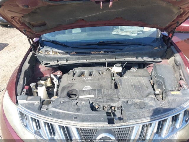2009 Nissan Murano Le მანქანა იყიდება აუქციონზე, vin: JN8AZ18W79W141185, აუქციონის ნომერი: 45127514
