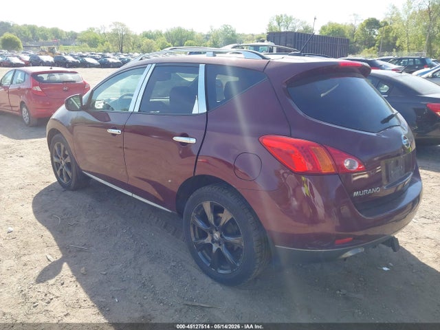2009 Nissan Murano Le მანქანა იყიდება აუქციონზე, vin: JN8AZ18W79W141185, აუქციონის ნომერი: 45127514