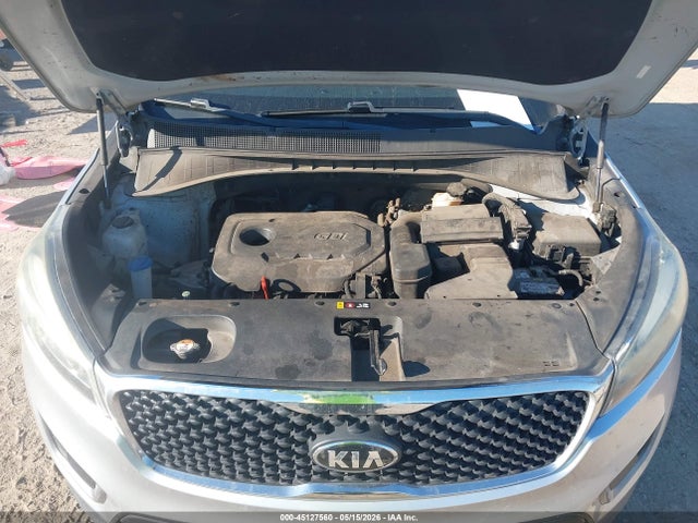 45127560 :رقم المزاد ، 5XYPG4A39HG279464 vin ، 2017 Kia Sorento 2.4l Lx مزاد بيع
