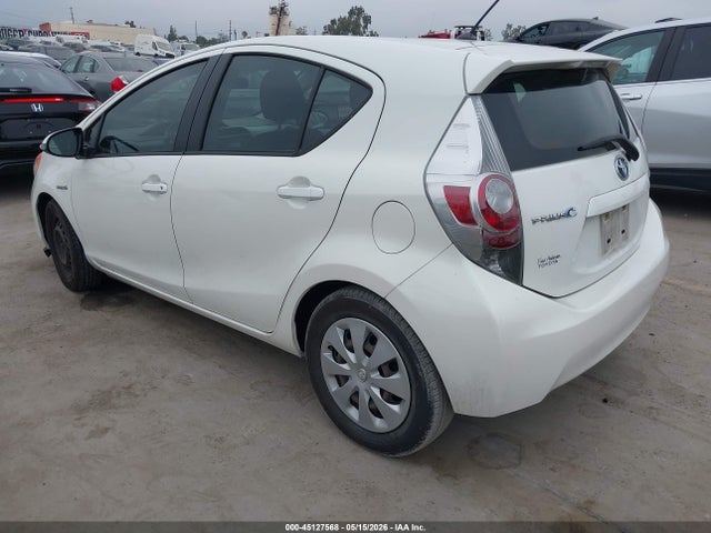 2012 Toyota Prius C Two მანქანა იყიდება აუქციონზე, vin: JTDKDTB37C1022355, აუქციონის ნომერი: 45127568